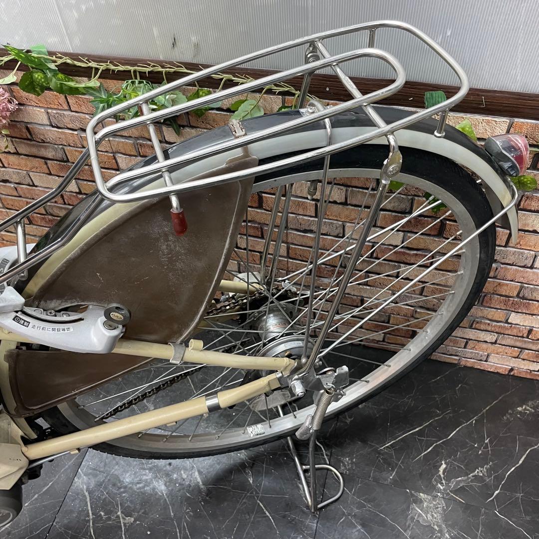 【63】電動自転車 YAMAHA PAS クリーム 26インチ