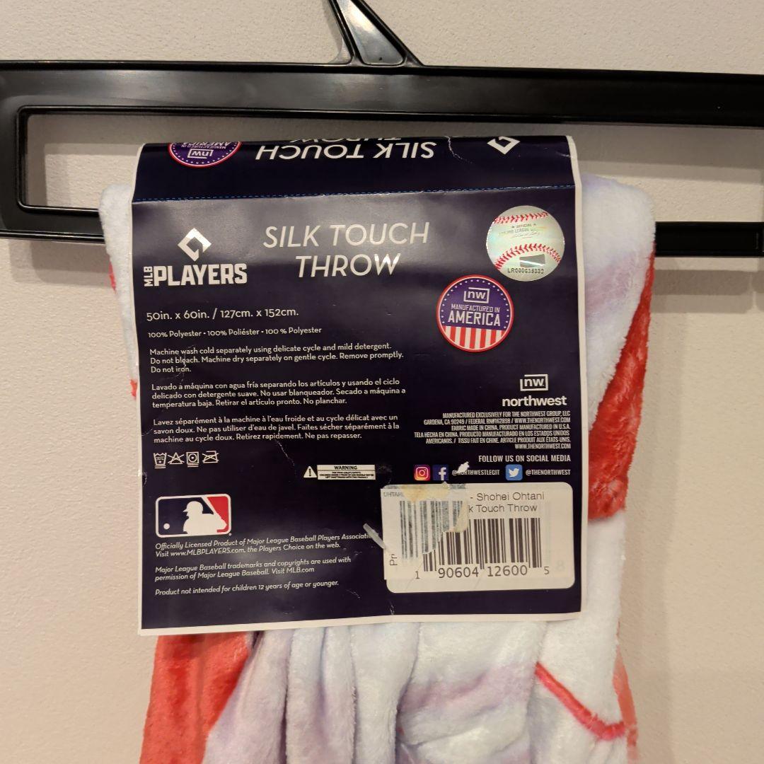【新品未使用】大谷翔平　シルクタッチブランケット　127✕152
