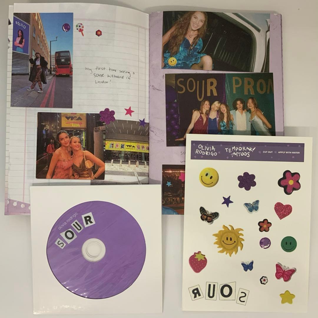 良品　Olivia Rodrigo sour diary CD付