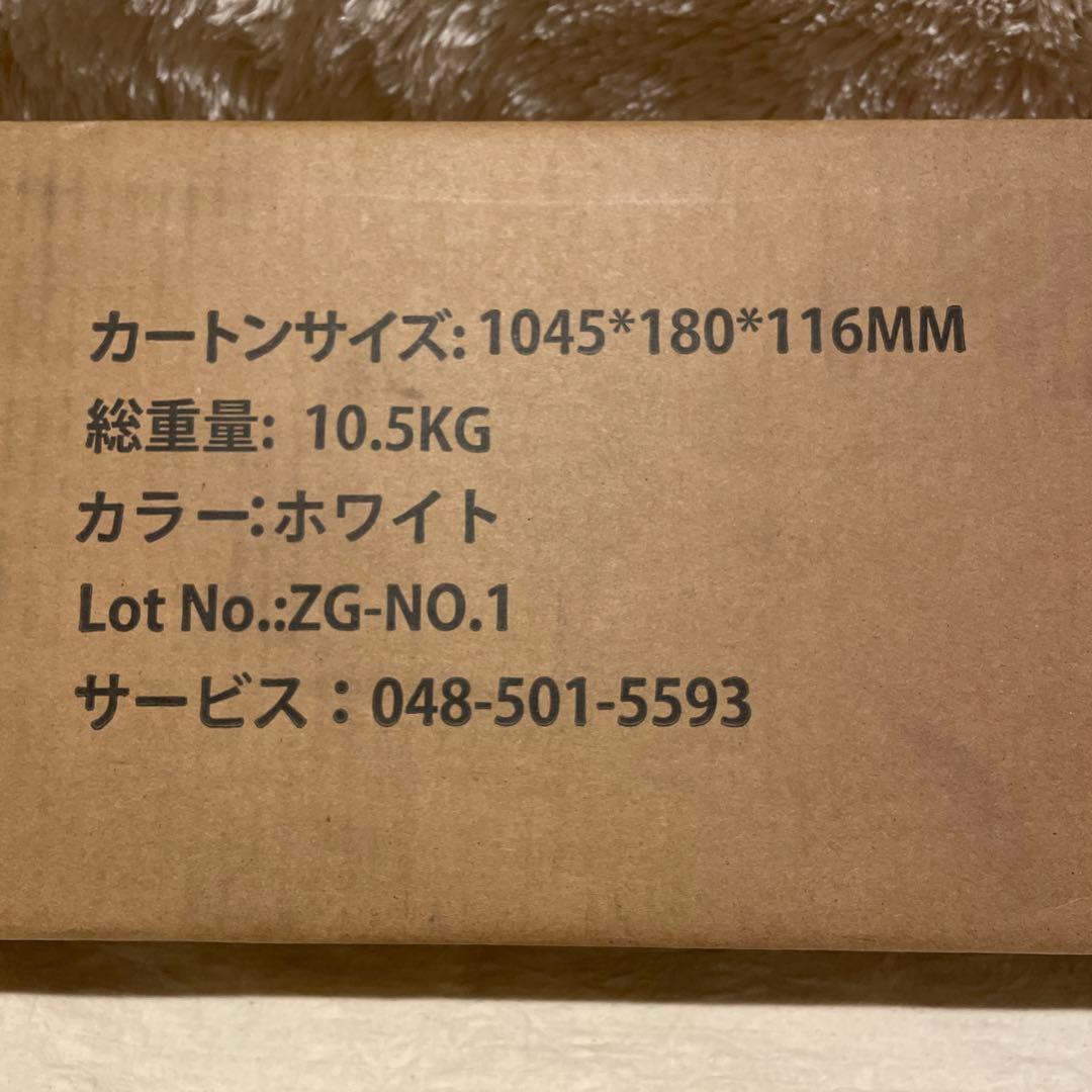 ✨人気✨ シングル ベットフレーム 組み立て ローベット ホワイト 寝具 頑丈
