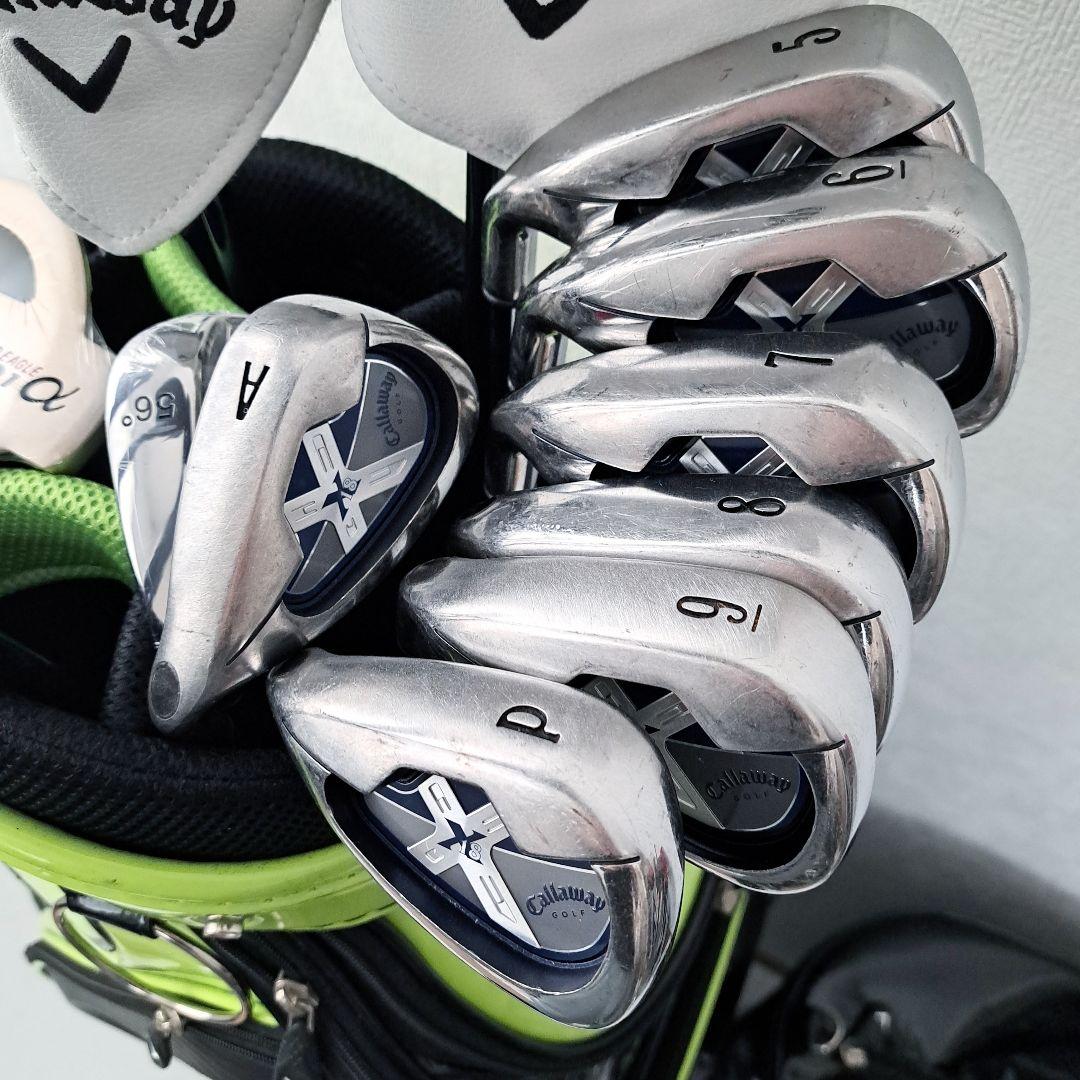 左 Aiスモーク キャロウェイ　メンズ　ゴルフクラブセット　フルセット　レフティ