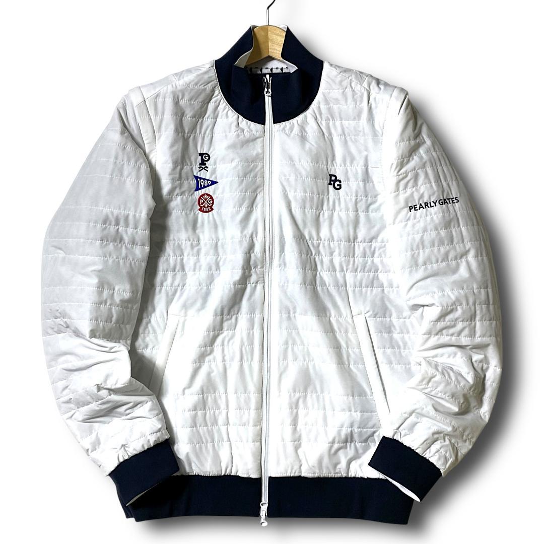 6 定価62700円 パーリーゲイツ リバーシブル 4WAY ブルゾン ベスト