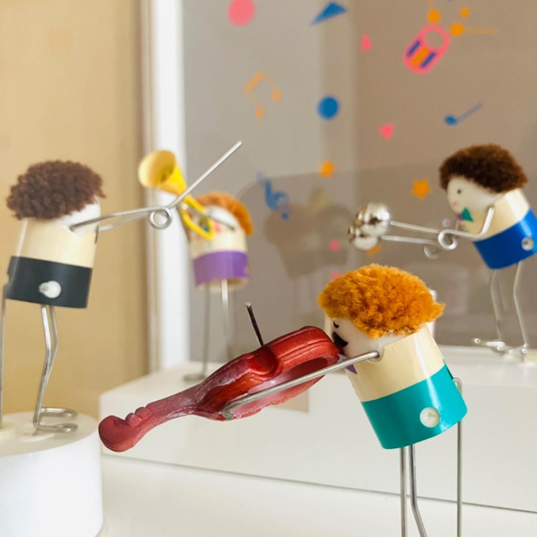 80's JECO / Action Clock ”楽団” 杉井清二 置き時計