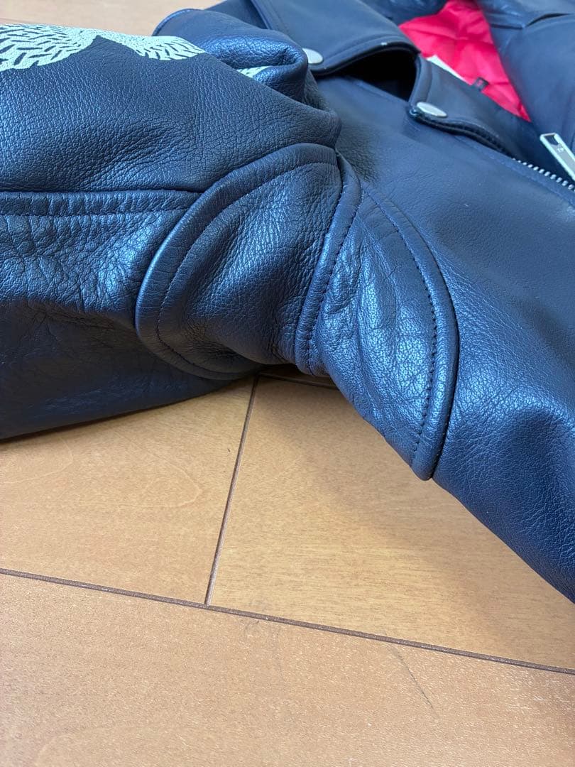 超希少　ルイスレザー×ポールスミス サイクロン ダブルライダースジャケット M