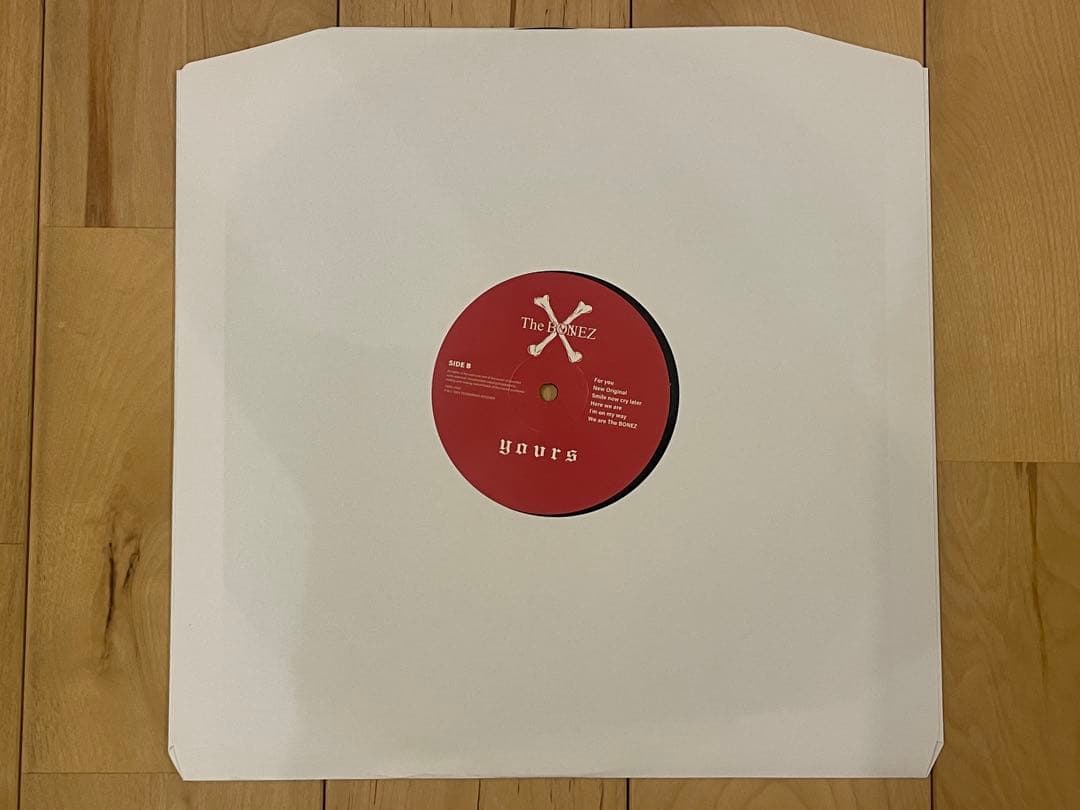 The BONEZ Yours レコード500枚限定 外袋付RIZE jesse