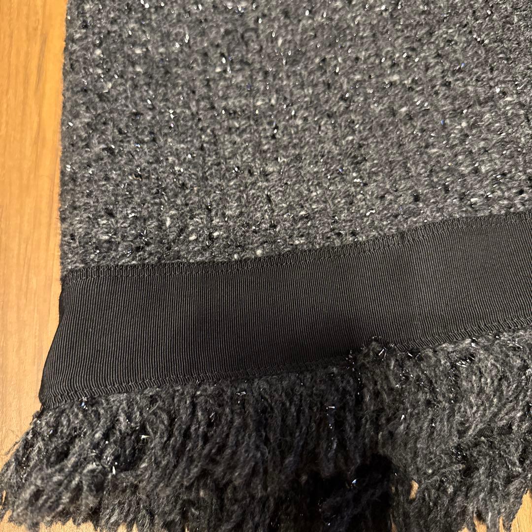 tammy様最終セール！DESIGNWORKS グレー フリンジツイードベスト