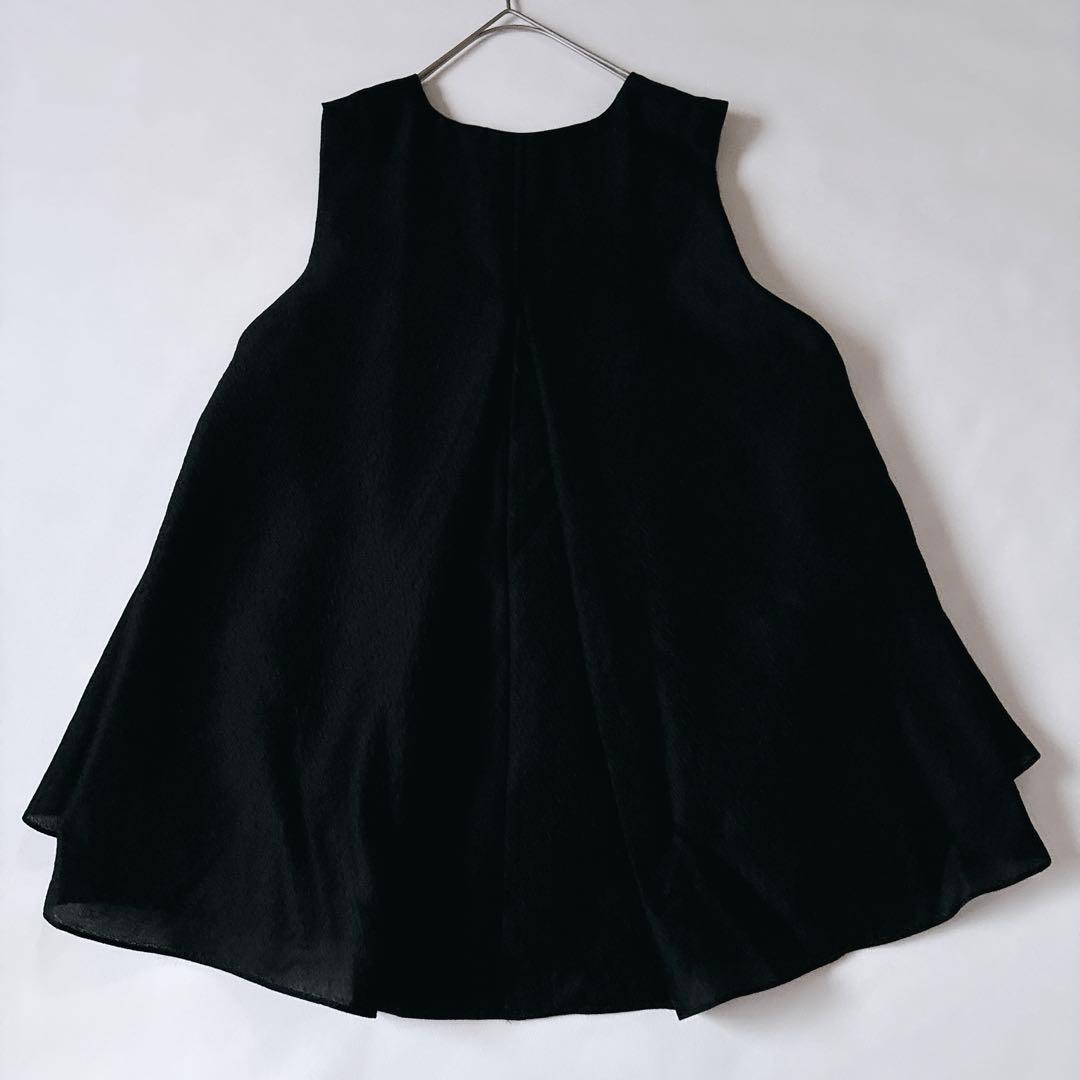 未使用級♡ルフィル シアージャガードジレ 近年 ゆったり ブラック Fサイズ