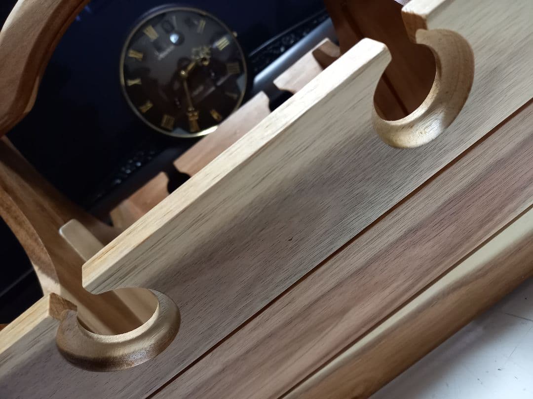 良木工房　YOSHIKI 木製　バスケット　折り畳み式　テーブル 2way