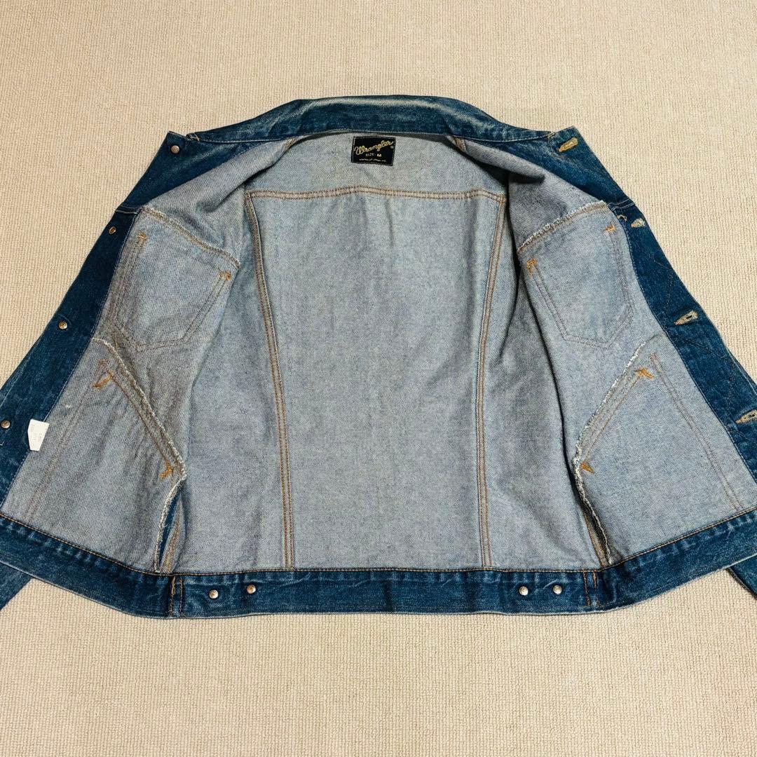 Wrangler ラングラー デニムジャケット　フェード　ハチノス　日本製　M