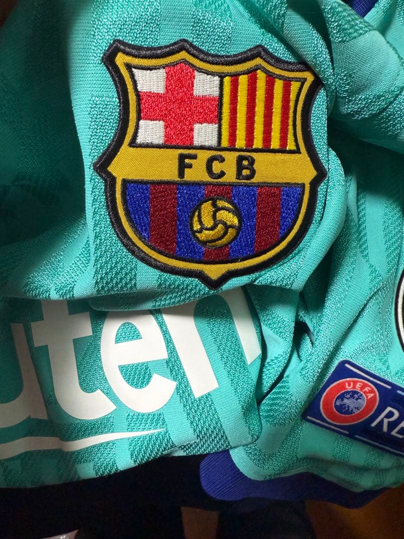 正規品❗️❗️バルセロナ メッシ 19-20 3rd オーセンティック　CL仕様