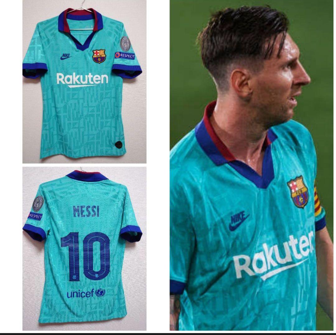 正規品❗️❗️バルセロナ メッシ 19-20 3rd オーセンティック　CL仕様