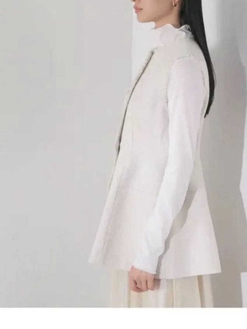 【入園式•入学式】ナチュラルビューティーベーシック　ジレ　ツイード