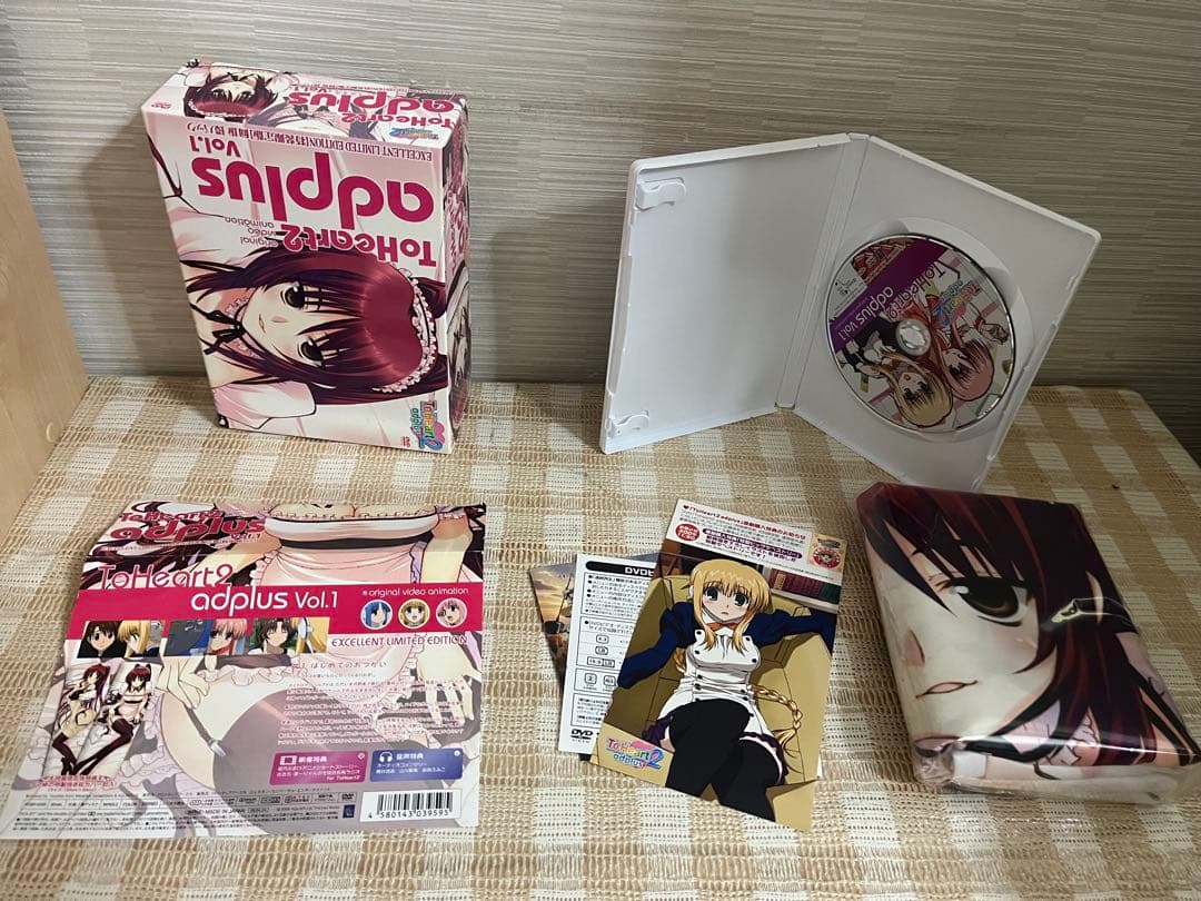 OVA ToHeart2 adplus 特装版全2巻セットDVD 抱き枕カバー付