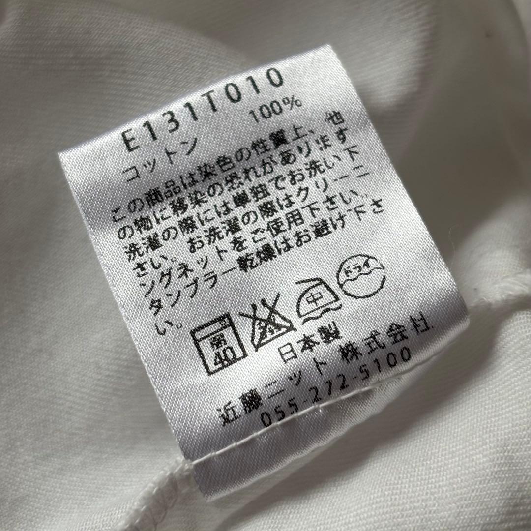 【美品】evam eva コットンタックブラウス　日本製　ゆったり