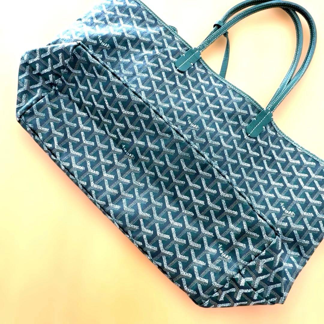 GOYARD ゴヤール サンルイPMトートバッグ グリーン