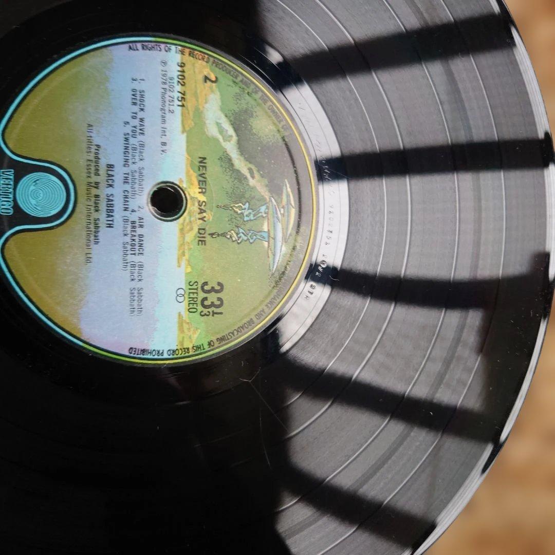 UK初回盤BLACK SABBATH Never Say Die!