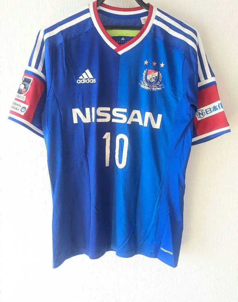 横浜Fマリノス 中村俊輔 #10 2014 ホーム ユニ M