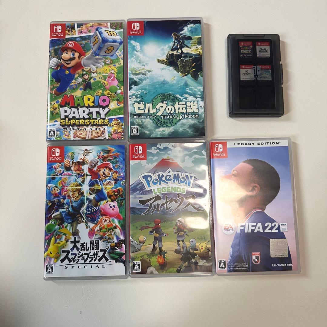 Nintendo Switch 本体＋付属品＋ソフト5つ