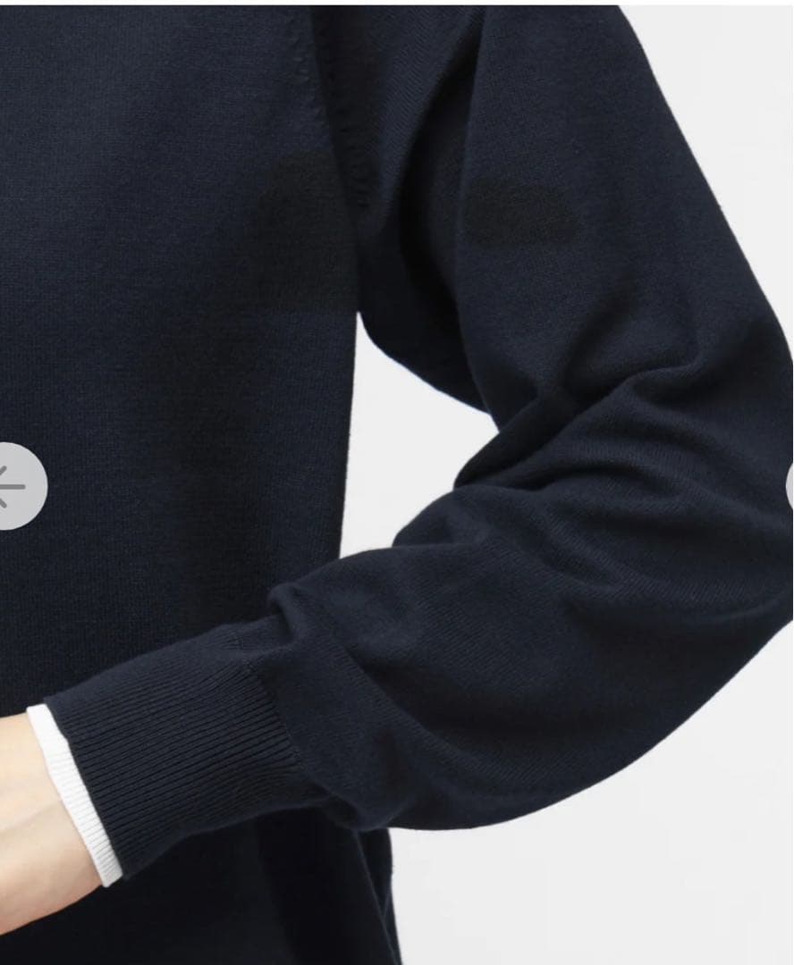 Jack Bunny!! ジャックバニー トップス ネイビー＆ホワイト 薄手