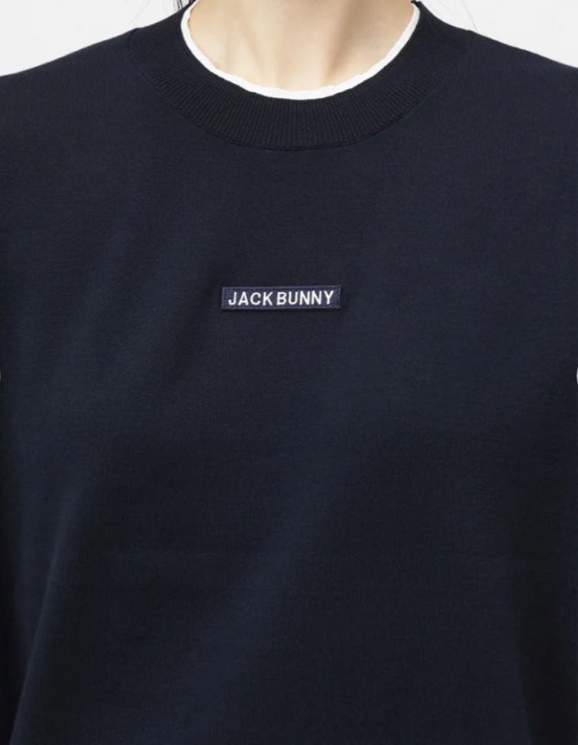 Jack Bunny!! ジャックバニー トップス ネイビー＆ホワイト 薄手