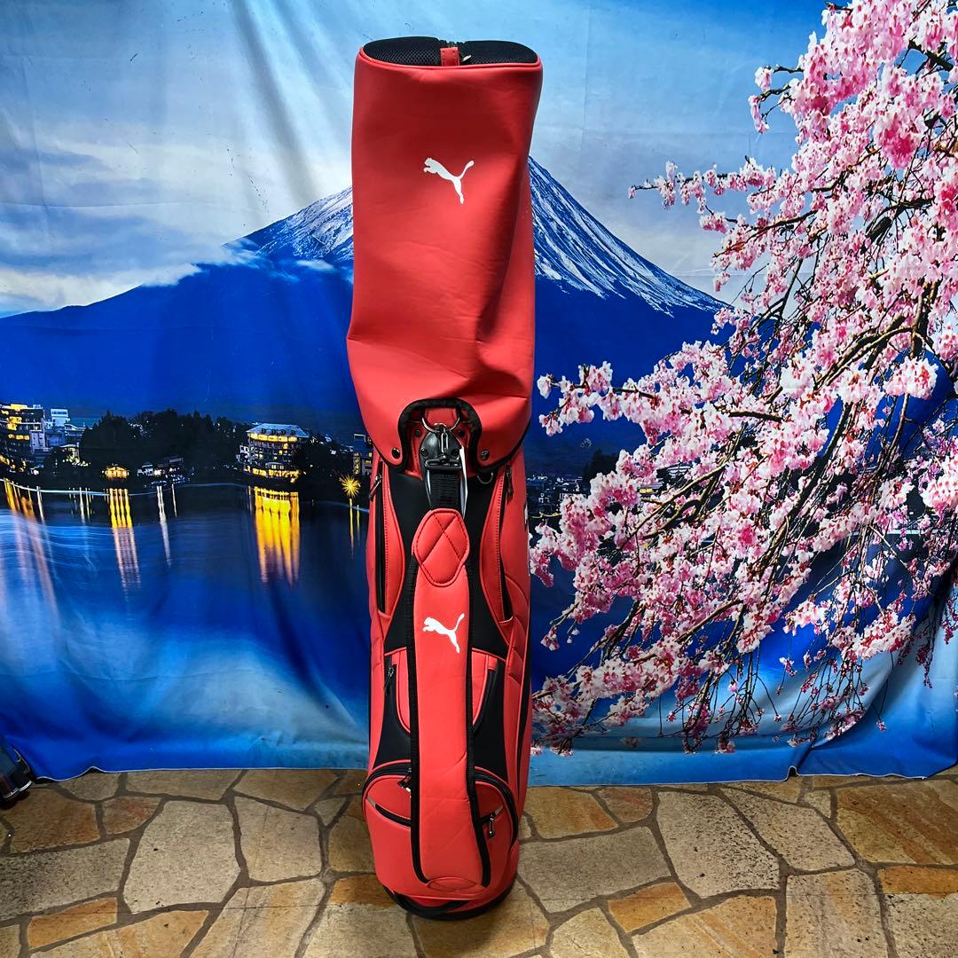 寶BY-1276 PUMA キャディバッグ 内径約21cm 重量約2.9kg