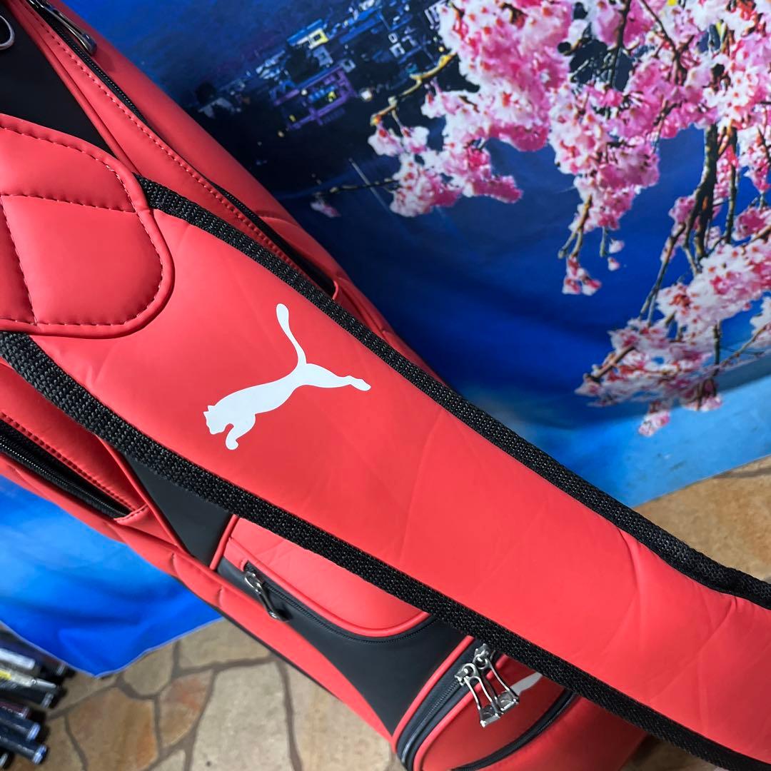 寶BY-1276 PUMA キャディバッグ 内径約21cm 重量約2.9kg