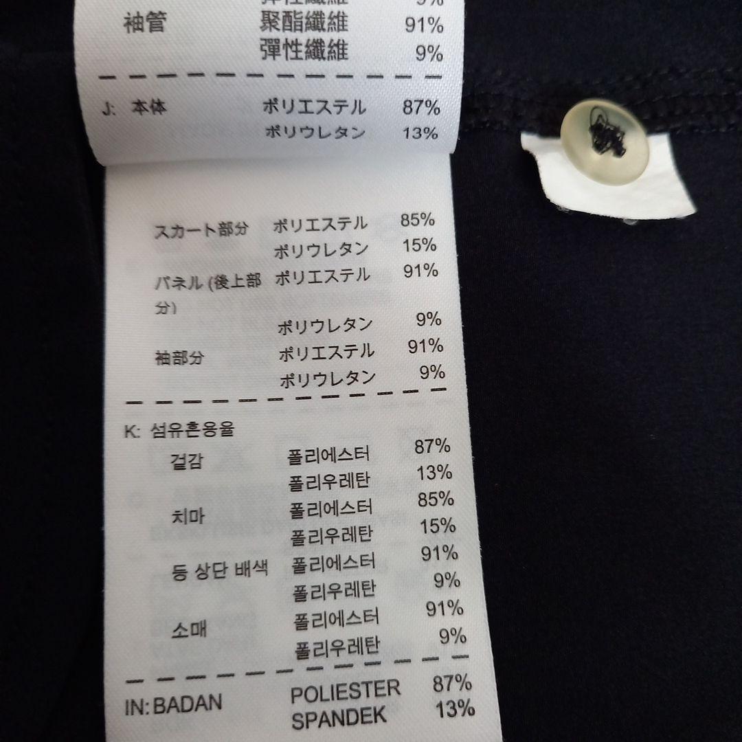 【美品】NIKE GOLF 黒 ポロワンピース