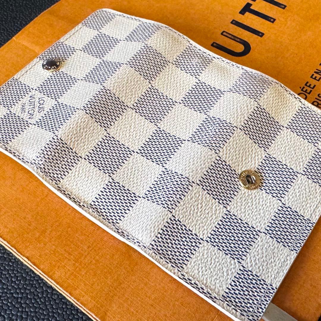 LOUIS VUITTON ダミエ アズール ミュルティクレ 4連キーケース美品