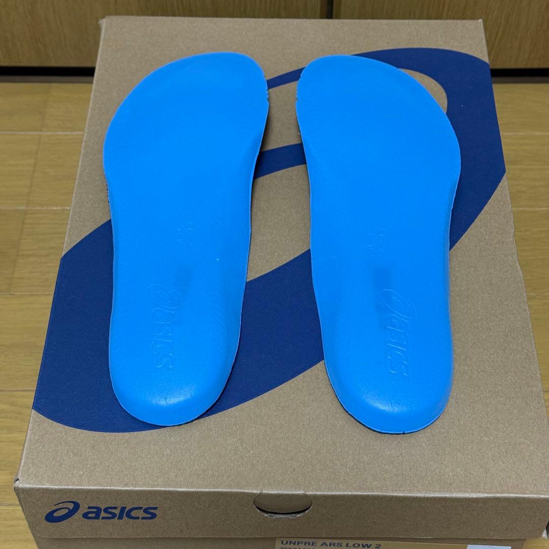 アシックス　アンプレアルス2low 25.5cm ホワイト/グレー