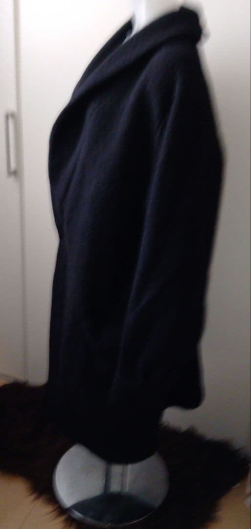 ★美品★junhashimoto★エアリーウール★ジャージー素材★ガウンコート★