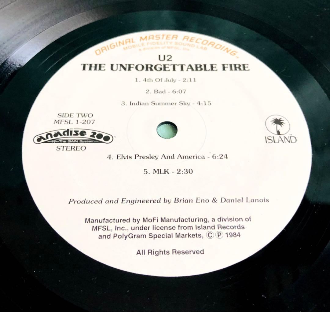 【モービルフィデリティー盤】U2 焔