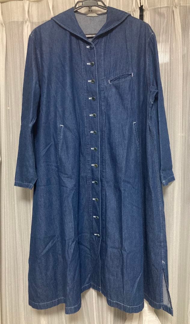 powwow 下迫秀樹　セーラー　デニム　シャツワンピース