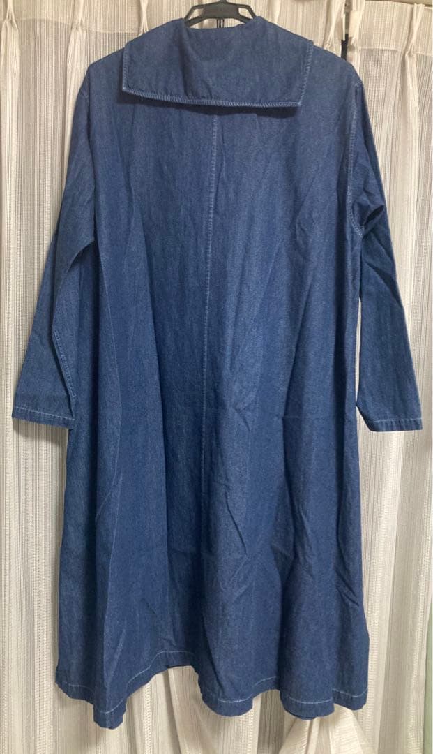 powwow 下迫秀樹　セーラー　デニム　シャツワンピース