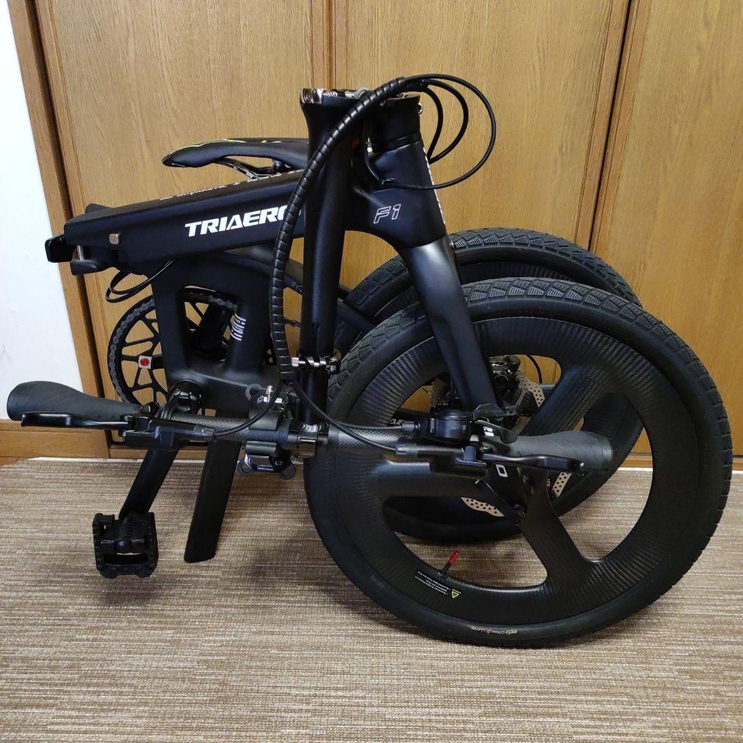 I CAN Ｆ1 折りたたみカーボンミニベロ マットブラック