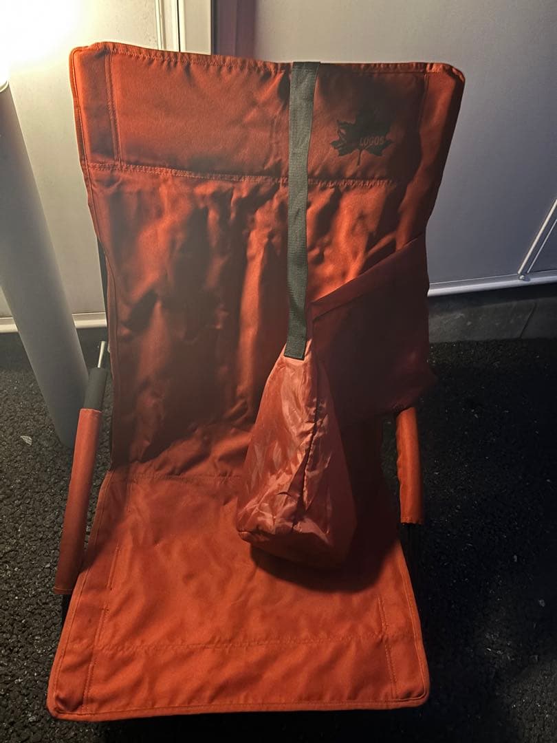 ロゴス 折りたたみ　あぐら チェア【2脚セット 】　ローチェア