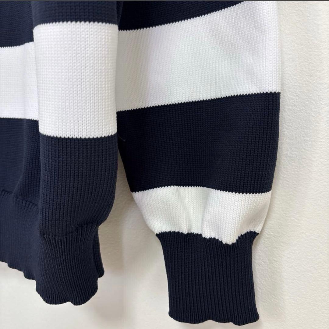 adabat アダバット ゴルフウェア ボーダー フーディ パーカー