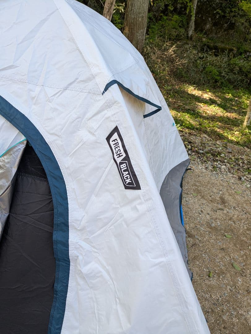 キャンプ用テント フランス デカトロン ケシュア 3人用 フレッシュブラック