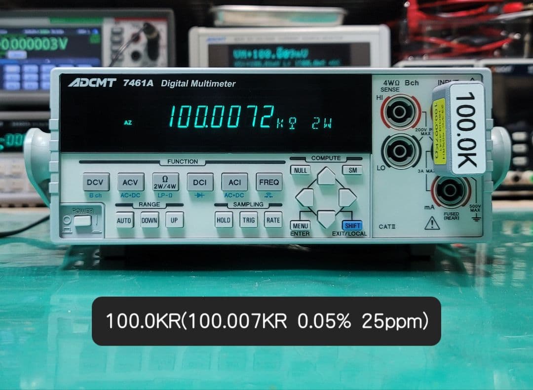 ADCMT 7461A 6.5桁 DIGITAL MULTIMETER 動作良好