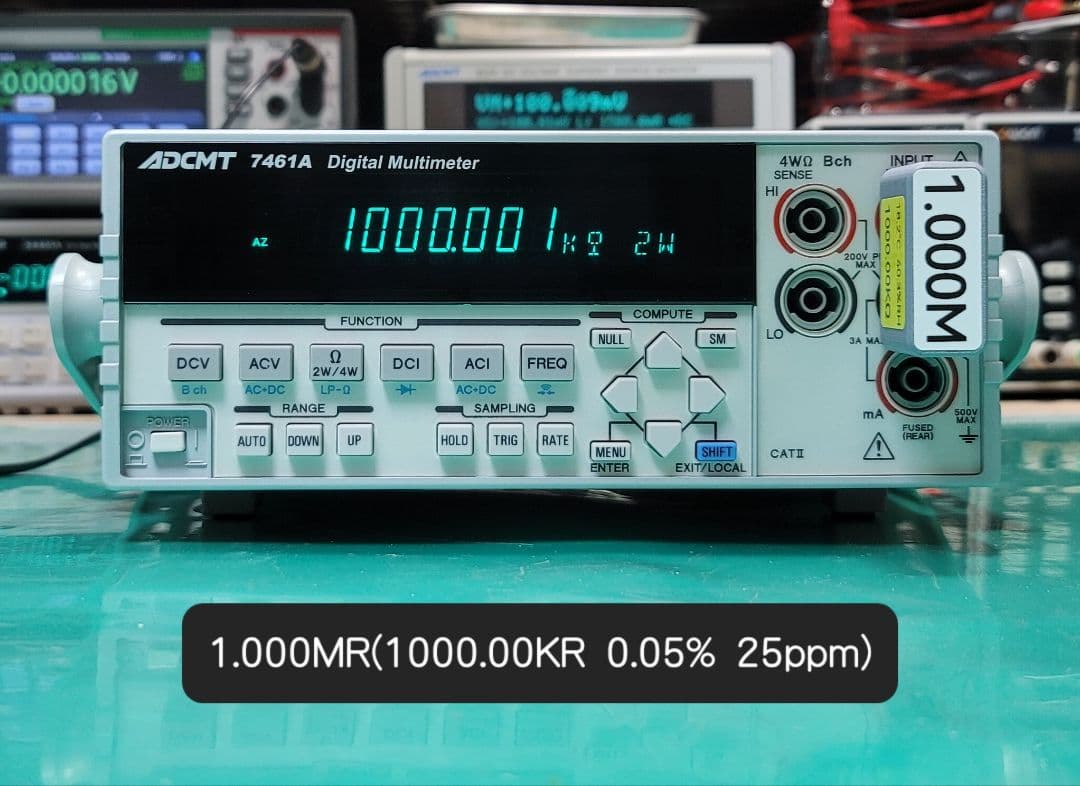 ADCMT 7461A 6.5桁 DIGITAL MULTIMETER 動作良好