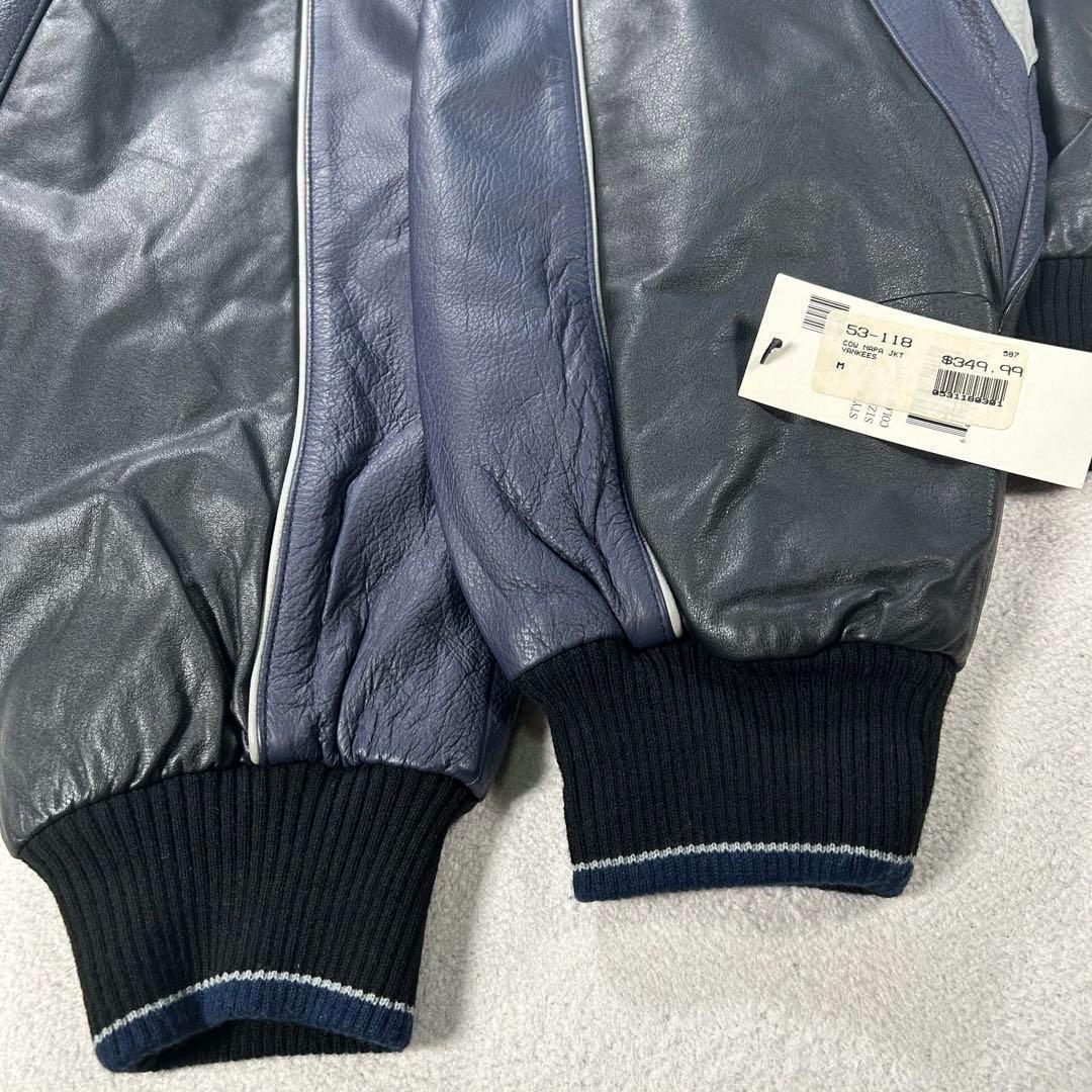 【デッドストック】本革レザージャケット ヤンキース スタジャン 公式ライセンス