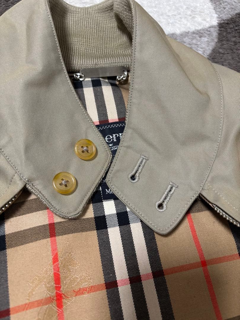 美品 90s Burberrys スイングトップ ハリントン G9 玉虫色 M