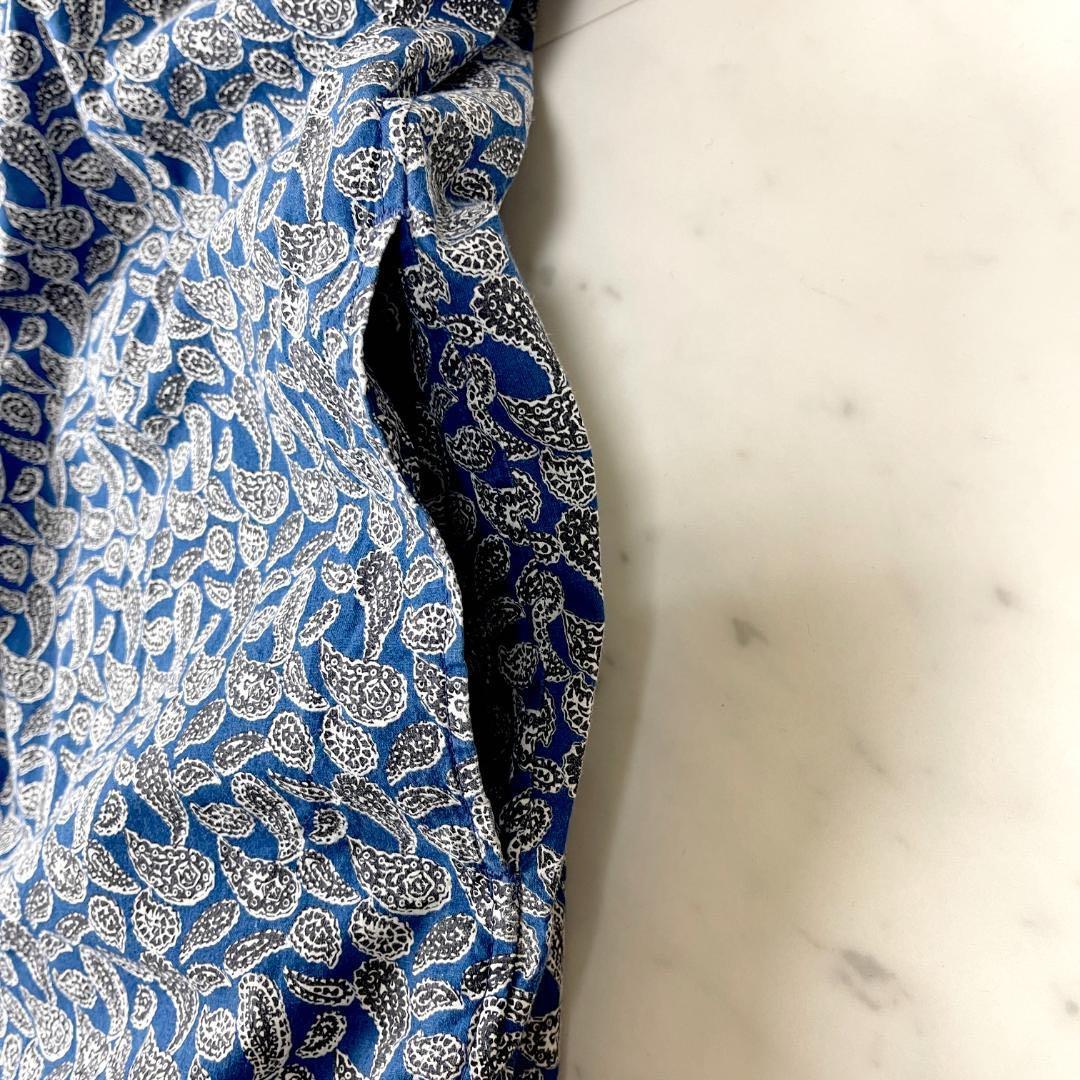 umii908 ペイズリー柄 シャツワンピース サイズ3