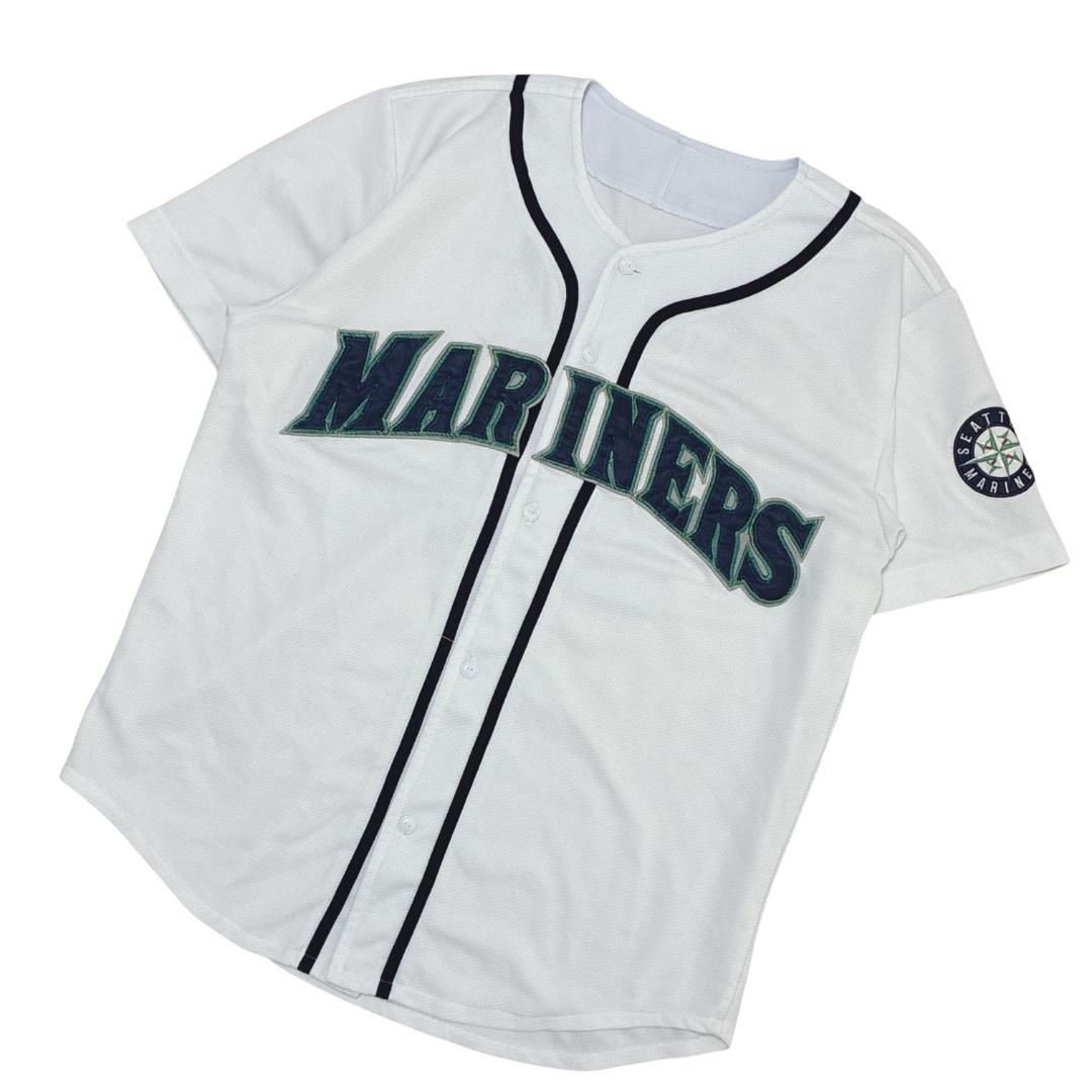 MLBマリナーズ イチロー 51 両面刺繍 ユニフォーム ゲームシャツ XL相当