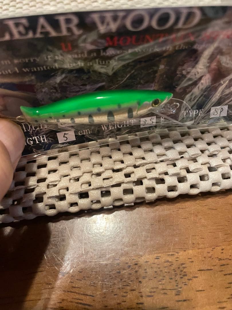 クリアーウッドミノー　ujk5 SP