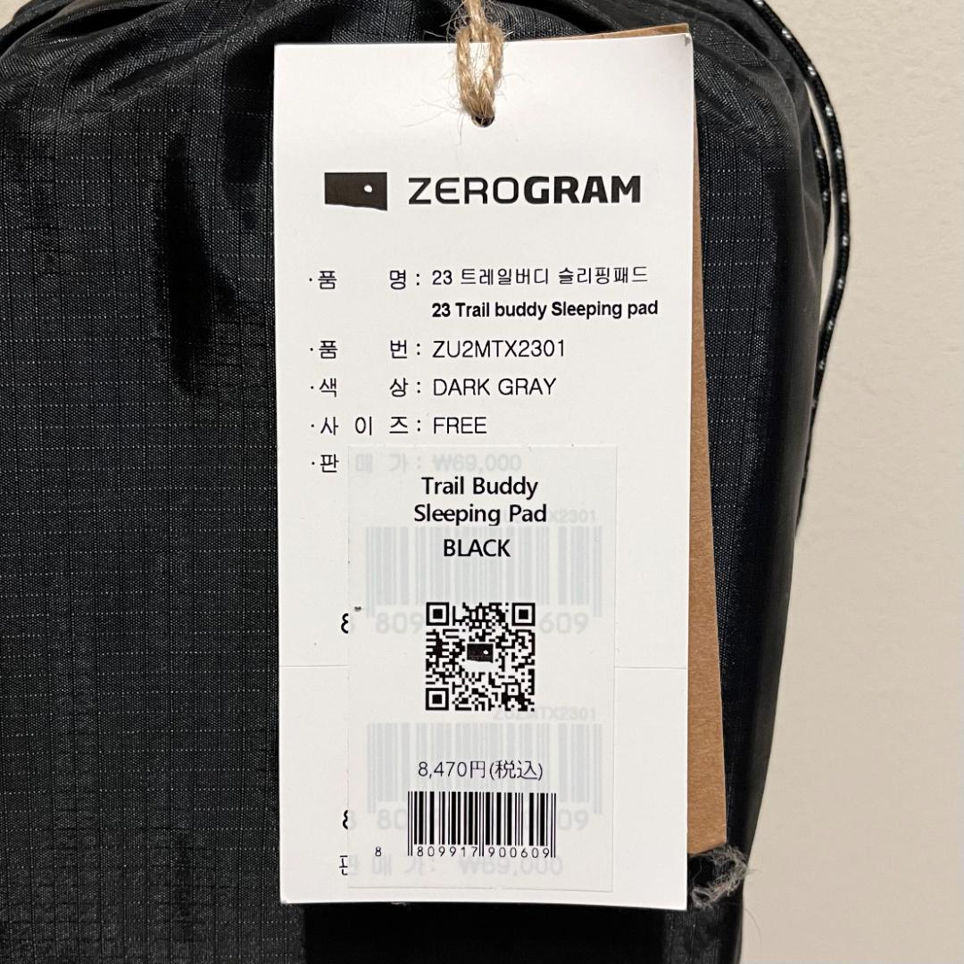 新品 未開封 ゼログラム トレイルバディ スリーピングパッド