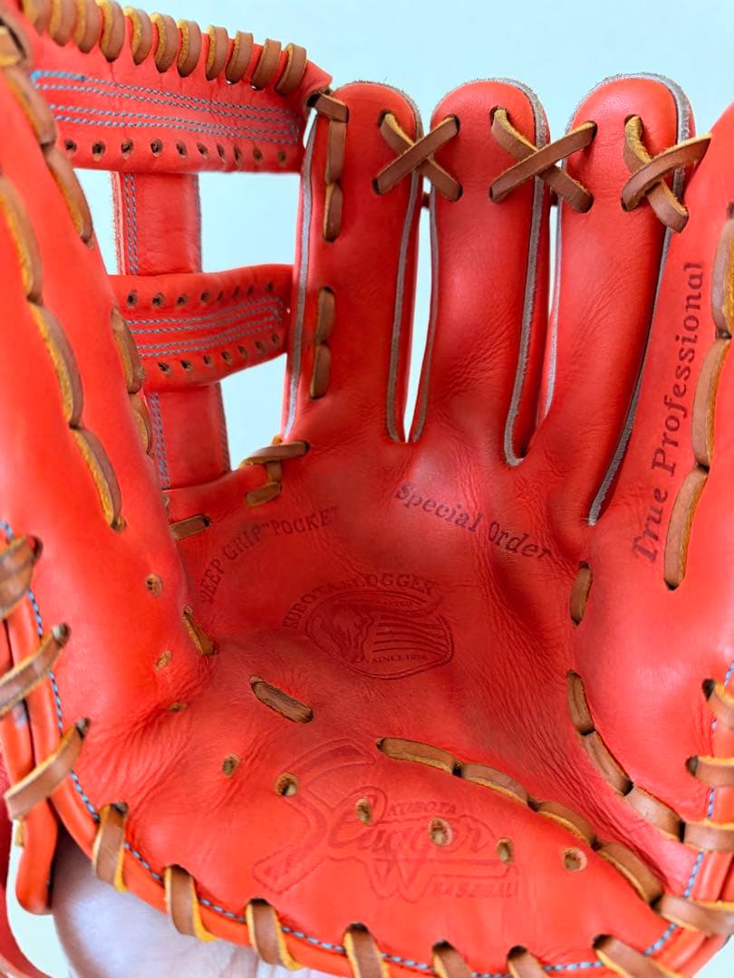 slugger 軟式グローブ オレンジ　限定