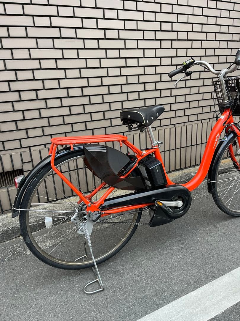 12.8ahヤマハパスウィット電動アシスト自転車26インチ防犯登録送料込み