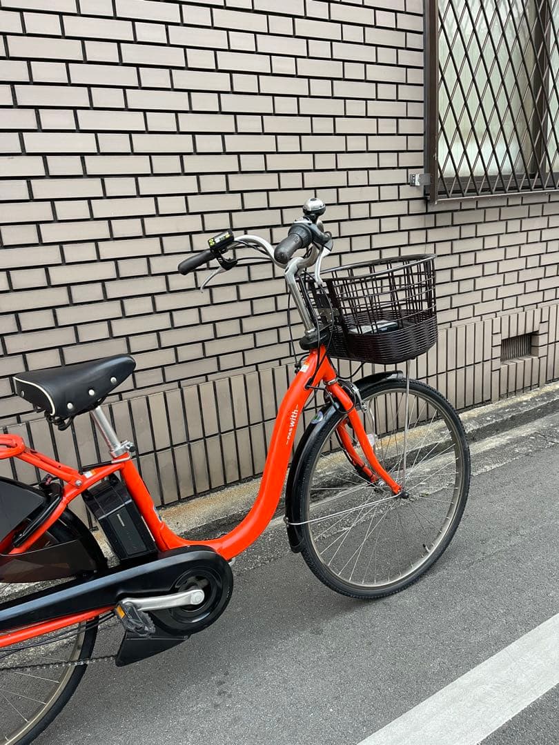 12.8ahヤマハパスウィット電動アシスト自転車26インチ防犯登録送料込み