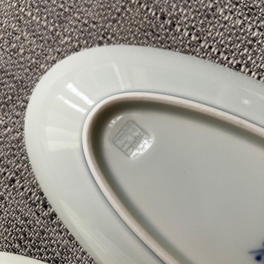 未使用　青花　しん窯　プレートセット　6枚