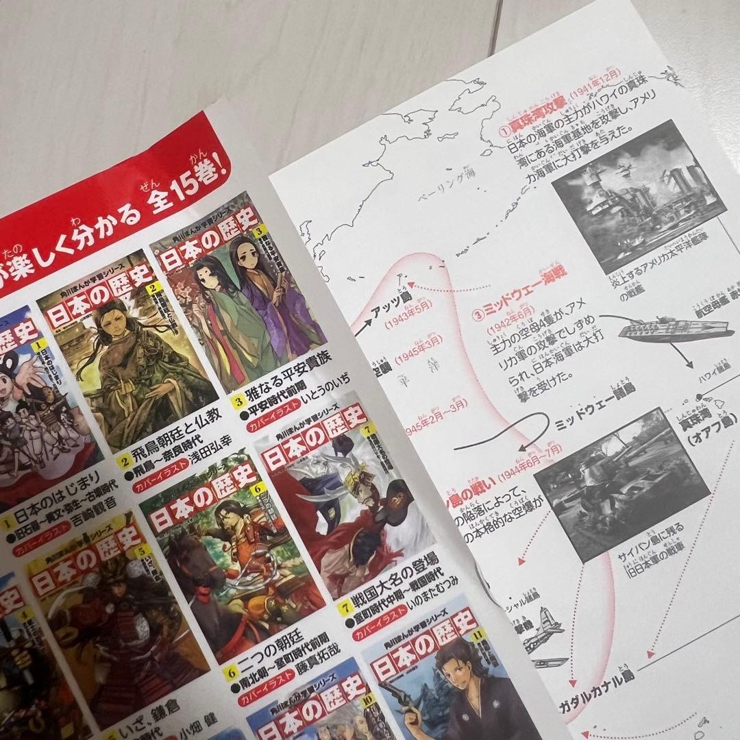 角川まんが学習シリーズ 日本の歴史 全15巻 定番セット